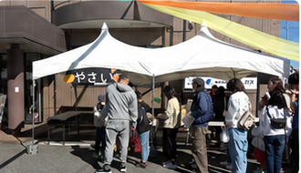 感謝祭イベント当日の来場者の様子